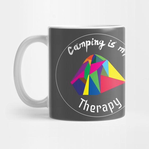 Cool Tent Camping Outdoor Colourful Shirt by thefriendlyone